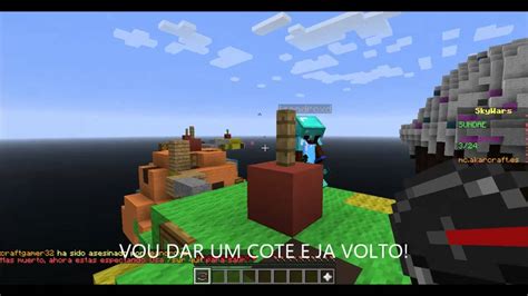 MINECRAFT 8 SKY WARS SO ESTOU CAINDO YouTube