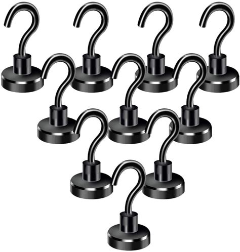 Heldig Hooks Heavy Duty Hooks Black Strong For Fridge Hanging Grill