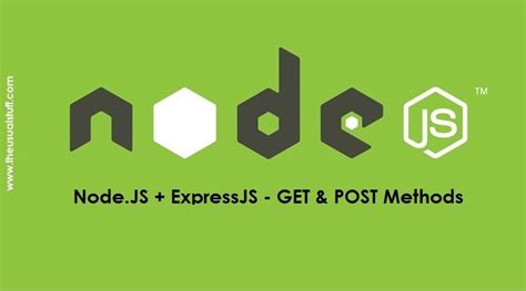 Node JS Express GET And POST Methods The Usual Stuff