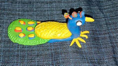 How To Make Peacock With Modeling Clay L Modeling Clay Peacock L Clay