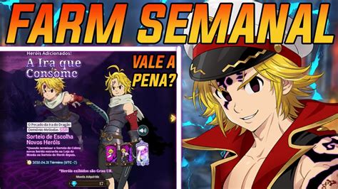 Vale A Pena Summonar No Meliodas Farm Semanal The Seven Deadly Sins Grand Cross Youtube