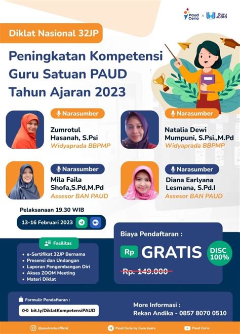 Jangan Sampai Terlewat Diklat Gratis Bersertifikat 32JP Untuk