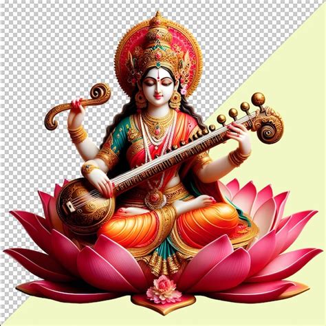 Saraswati Puja Sarasvati For Happy Vasant Panchami Design Puja Of India