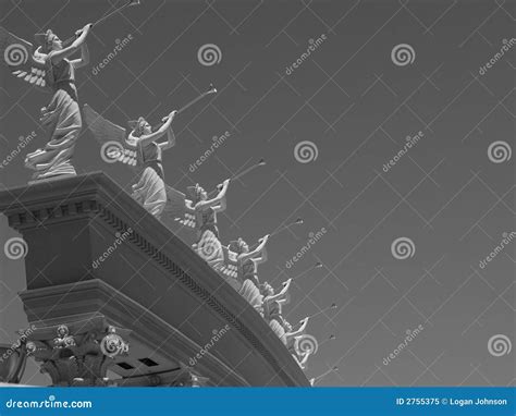Angel Statues Blowing Trumpets Editorial Image Image Of Ceaser