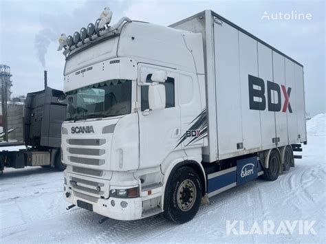 Kauf Von Scania Lastbil Scania Koffer Lkw Als Auktion Schweden Karlstad