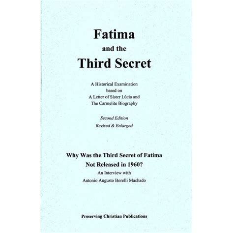 Fatima And The Third Secret
