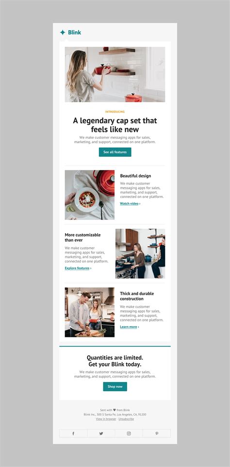 Blink: Email Templates for Small Companies :: Behance