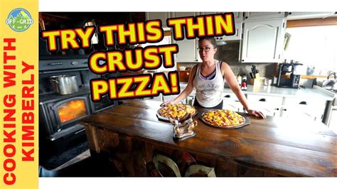 How To Make Thin Crust Pizza Thin Crust Pizza Recipe Homestead Kitchen