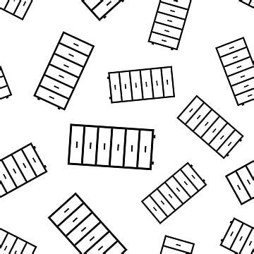 seamless cupboard pattern  flat vector illustration featuring