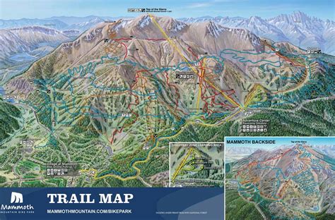 Mammoth Mountain Map California Klipy Mammoth Mountain Map