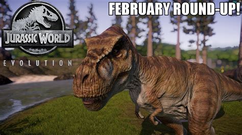 February Round Up And New Update Jurassic World Evolution Youtube