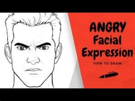 How To Draw Angry Man How To Draw Angry Facial Expressions Angry