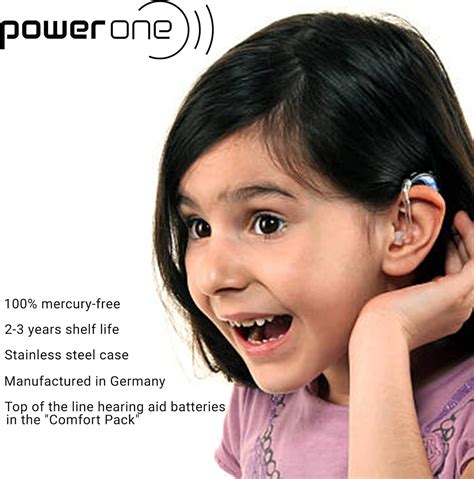 Buy Power One Zinc Air Hearing Aid Batteries Yellow P Count