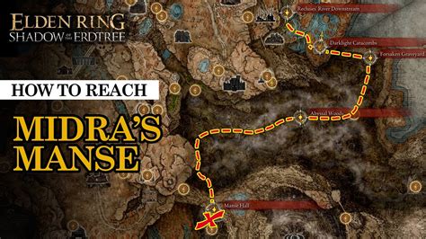 How To Reach Abyssal Woods And Midra S Manse Elden Ring Shadow Of The