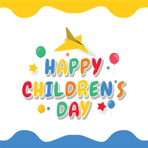 happy children's day banner template 3683359 Vector Art at Vecteezy