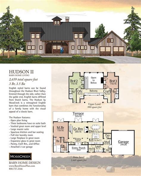 Timber Frame Floor Plans Cabin Farmhouse Beam Structure Hudson River