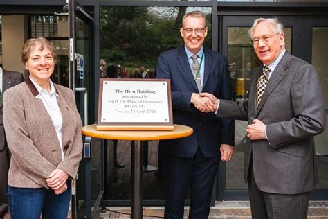 Duke Of Gloucester Officially Opens New Hirst Building At Greenhead