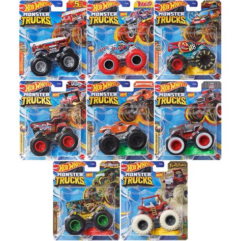 Hot Wheels Monster Trucks 1:64 Scale Vehicle 2024 Mix 6 Case of 8