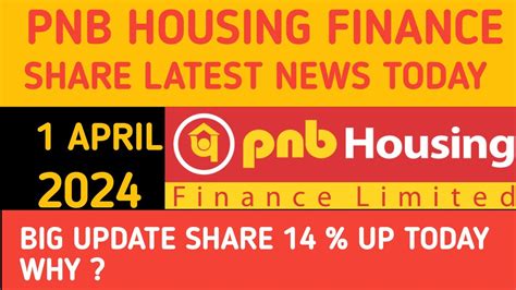 PNB Housing Finance Share Latest News Today PNB Housing Finance Stock