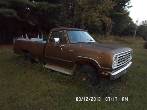 1974 Dodge Power Wagon W100 4x4 For Sale Photos Technical Specifications Description