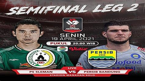 SEDANG BERLANGSUNG Live Streaming PSS Vs Persib Piala Menpora Jalan