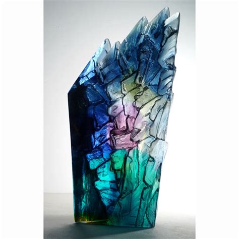 Glass Sculpture Art | 'Cliff Edge' by Crispian Heath | Boha Glass