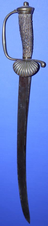 Early 18th Century British Naval Officers Hanger Cutlass