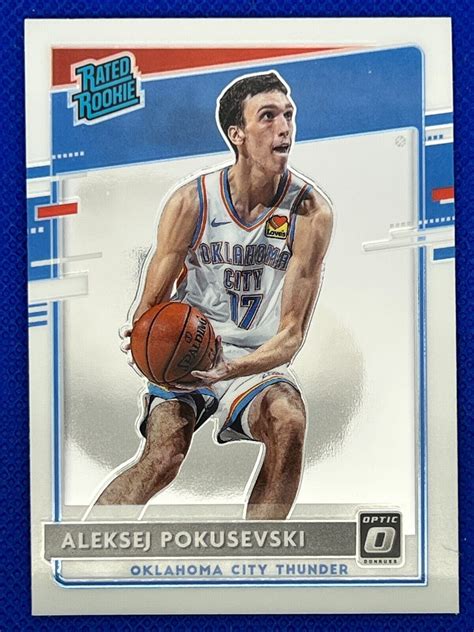 Donruss Optic Aleksej Pokusevski Rated Rookie Thunder C