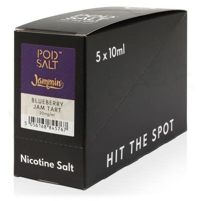 Blueberry Jam Tart Nicotine Salt E Liquid By Pod Salt Fusions Pod