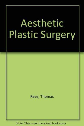 9780721637143 Aesthetic Plastic Surgery 0721637140 Abebooks