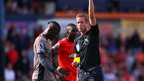 Watch Spurs Midfielder Yves Bissouma Sent Off On The Stroke Of Half