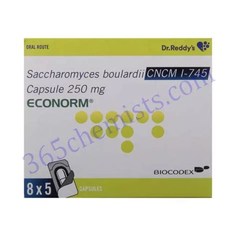 Econorm 250 Capsule Saccharomyces Boulardii USA Fast Delive