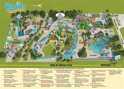 Park Map | Rapids Water Park