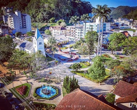 Praça Arthur Gerhardt Domingos Martins ES Foto visualpro