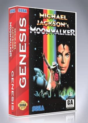 Michael Jackson’s Moonwalker - Retro Game Cases 🕹️