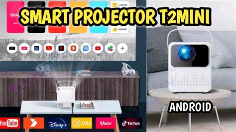 SMART PROJECTOR ANDROID TRIPSKY PROJECTOR T2MINI YouTube