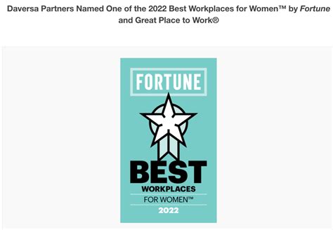 Daversa Partners Named One Of The Best Workplaces For Women By