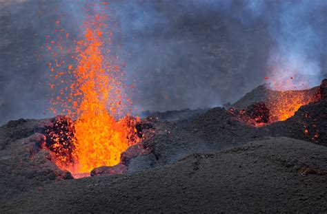 Photo Gallery Highly Active Volcano Erupts On French Island Amid Media