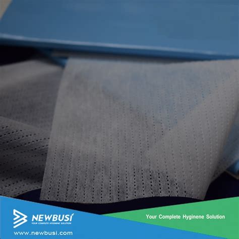 Feminine Sanitary Pad Topsheet Raw Materials With Perforated Hydrophilic Nonwoven China