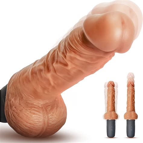 Fly Realistischer Dildo Vibrator mit Stoßfunktion G Punkt Vibratoren