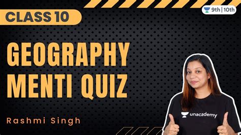 Geography Menti Quiz Class Rashmi Singh Youtube