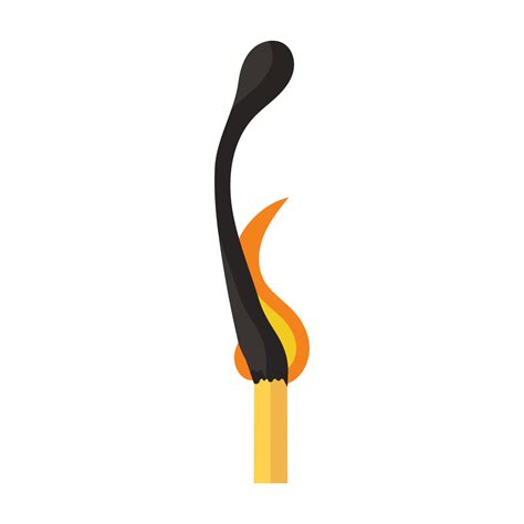 Burning Match Animation And Flame Ignite Wooden Stick Matchstick Fire