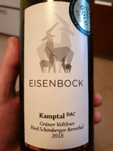 Eisenbock Ried Schönberger Bernthal Grüner Veltliner Vivino US