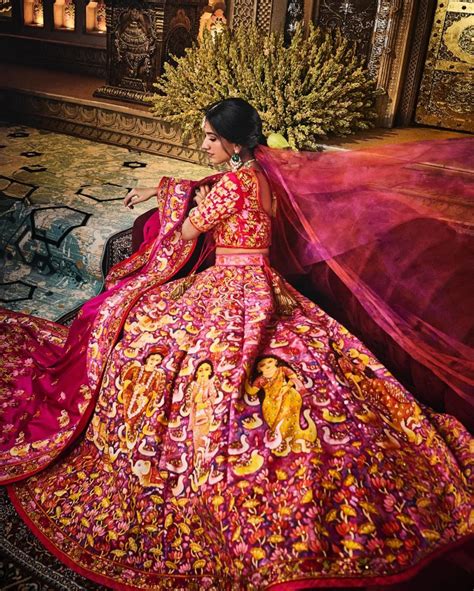 Radhika Merchants This Hand Painted Lehenga Took Daily 16 Hours Work