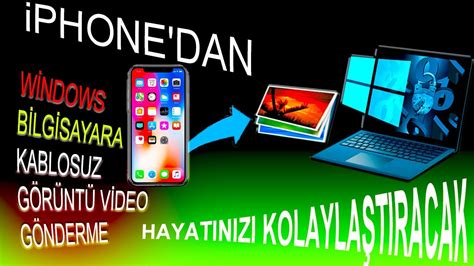 Programsız İphone dan Bilgisayara Video Fotoğraf Gönderme YouTube