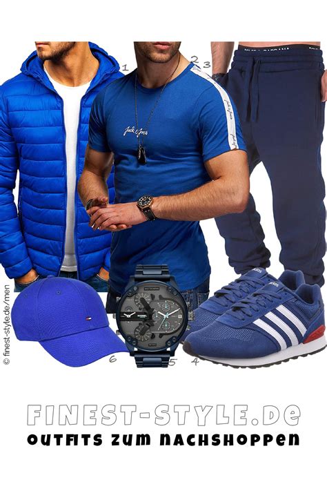 Lässiger Männer Style Kombiniert Mit Teilen Von Diesel Adidas Tommy