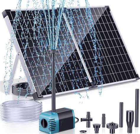 Amazon Poposoap Solar Water Fountain Pump W Solar Fountain Pump