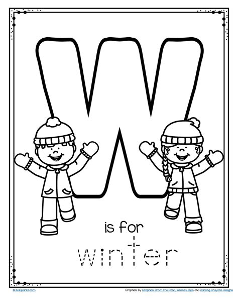 Letter W Printable Worksheets