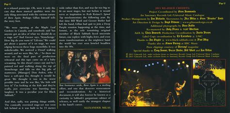 Encarte: Black Sabbath - Born Again (Deluxe Edition) - Encartes Pop