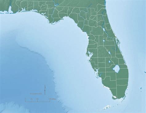 Florida State Maps Counties Cities Federal Lands And Ecoregions